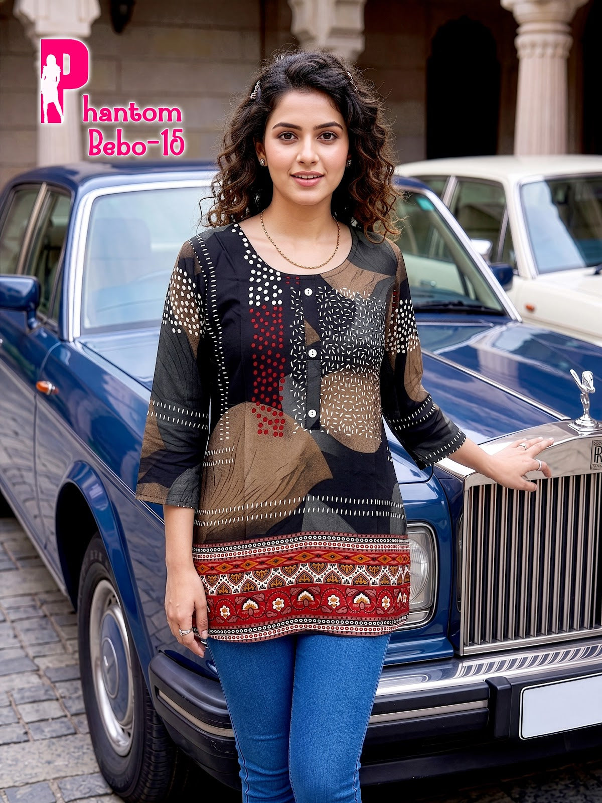 Phantom Bebo Prmnt Rayon Short Kurtis Wholesaler Gujarat