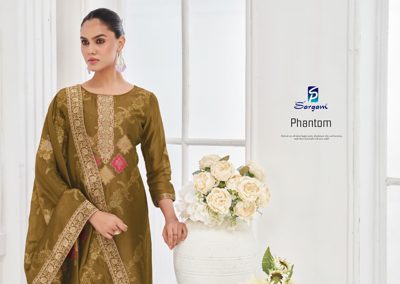 Phantom Sargam Prints Viscose Pant Style Suits Manufacturer Gujarat