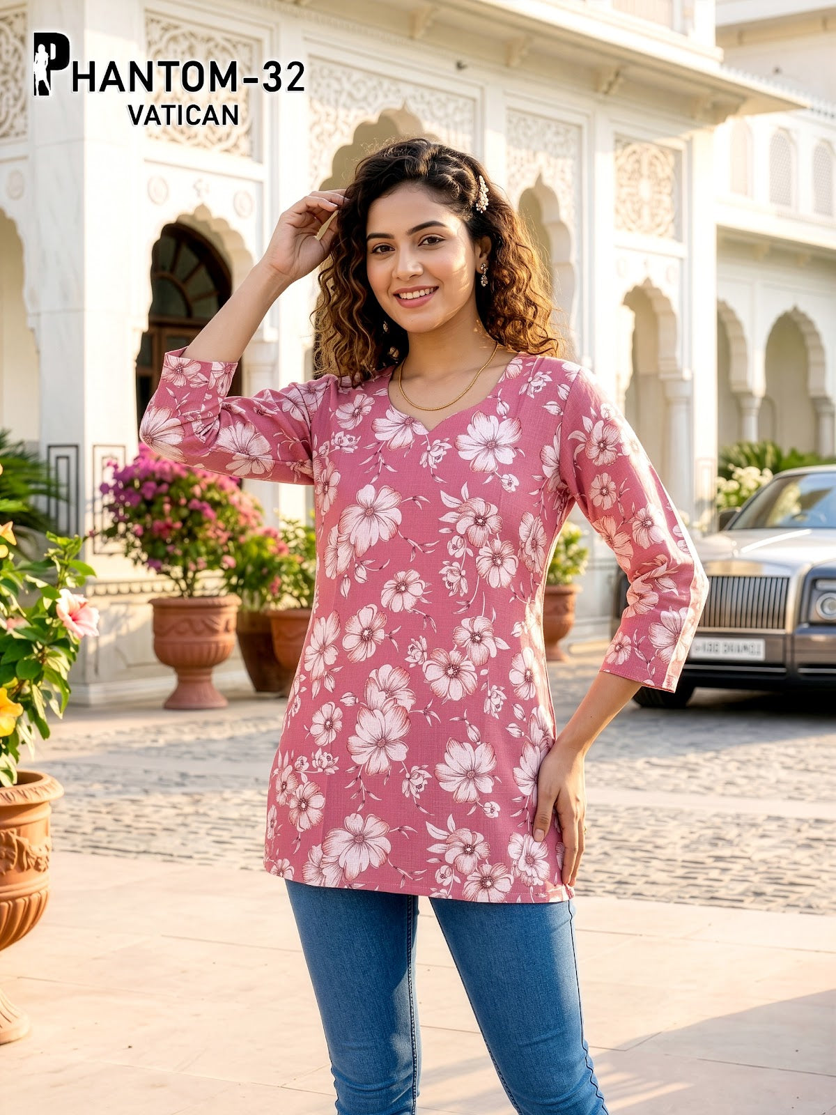 Phantom Vatican Prmnt Vatican Short Kurtis Wholesaler Gujarat