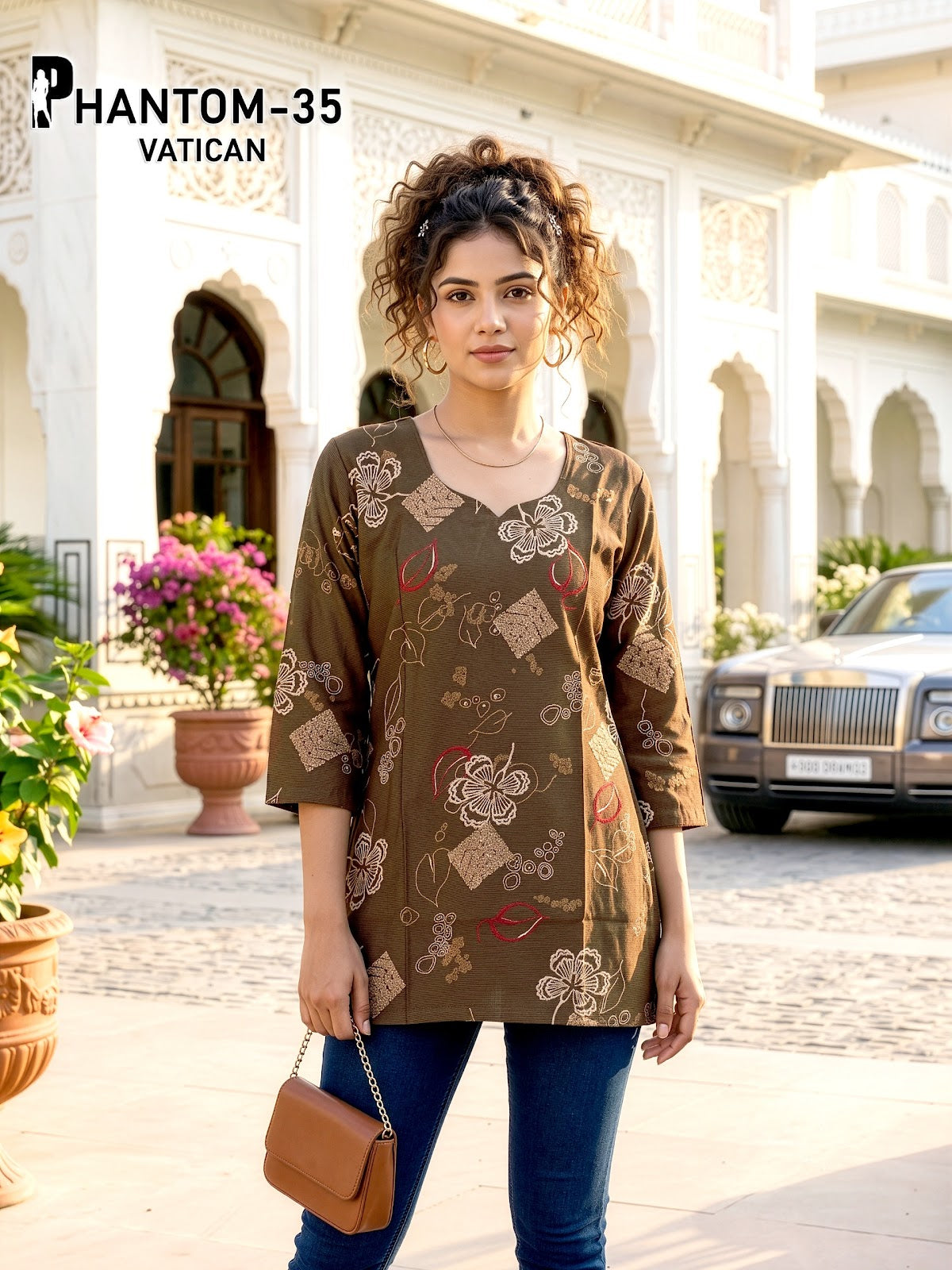 Phantom Vatican Prmnt Vatican Short Kurtis Wholesaler Gujarat