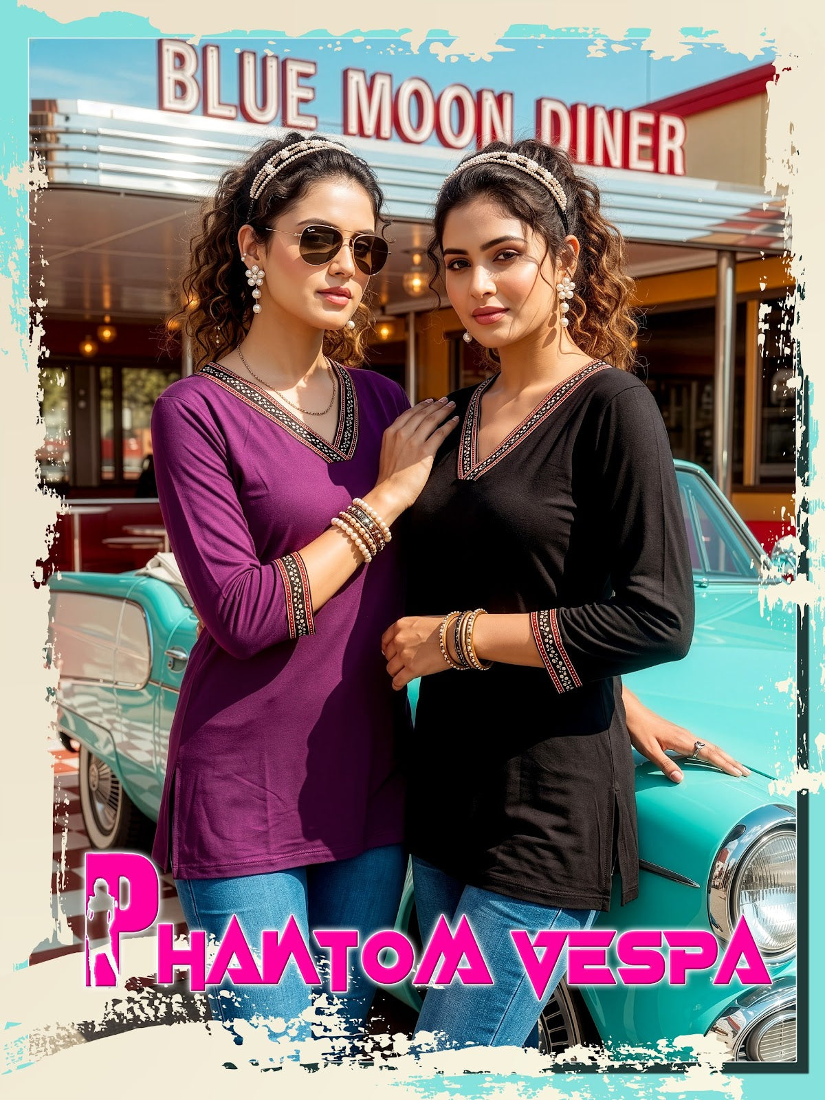 Phantom Vespa Prmnt Rayon Short Kurtis Manufacturer India