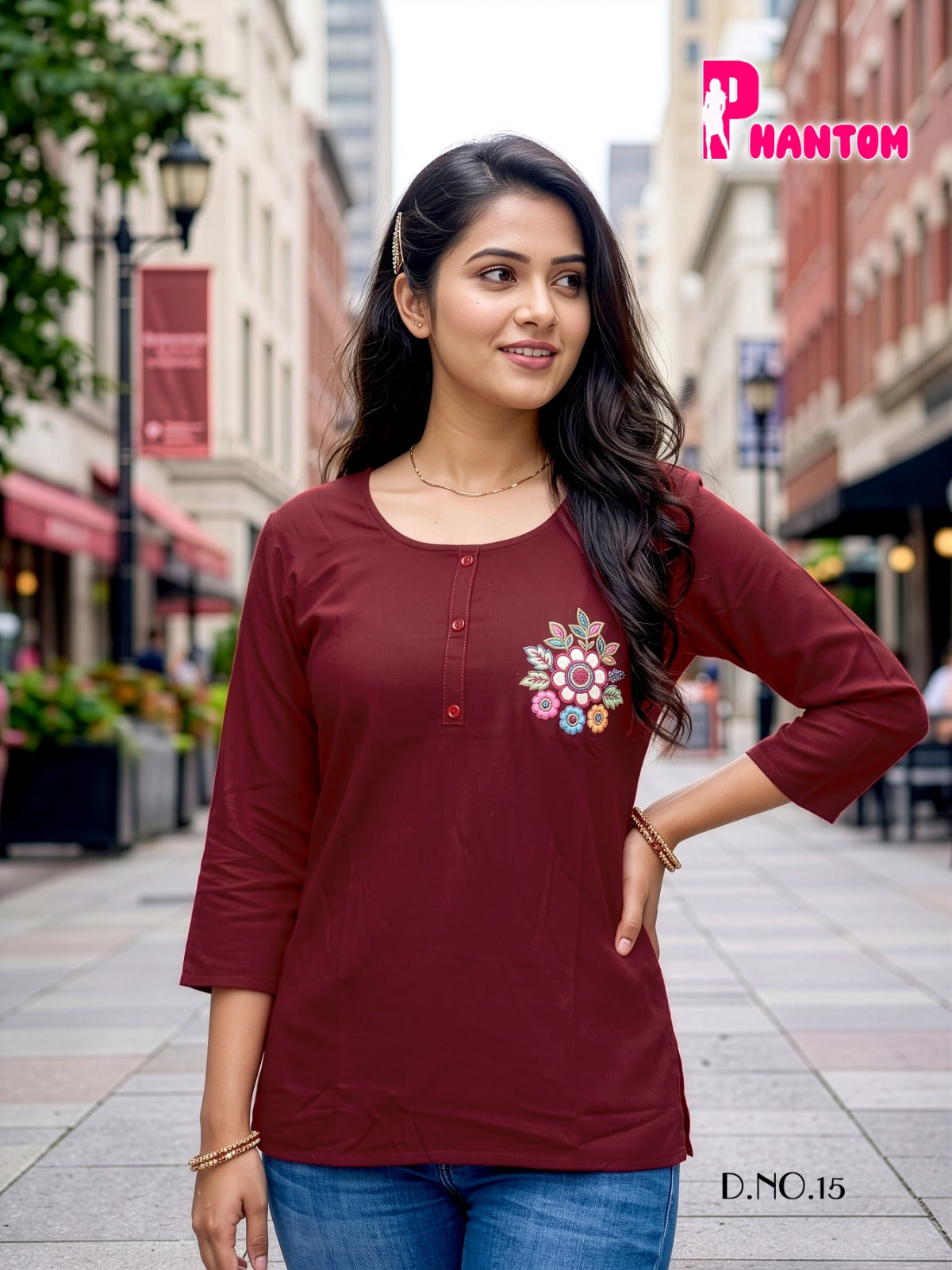 Phantom Vol 7 Prmnt Rayon Short Kurtis Wholesale Price