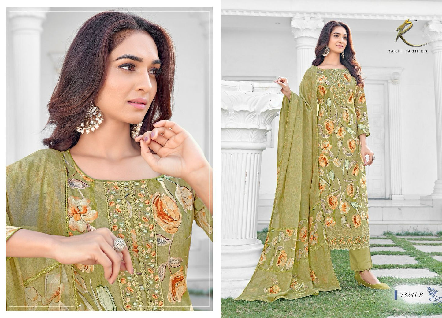 Phenava Lawns Rakhi Fashion Cotton Plazzo Style Suits Manufacturer India