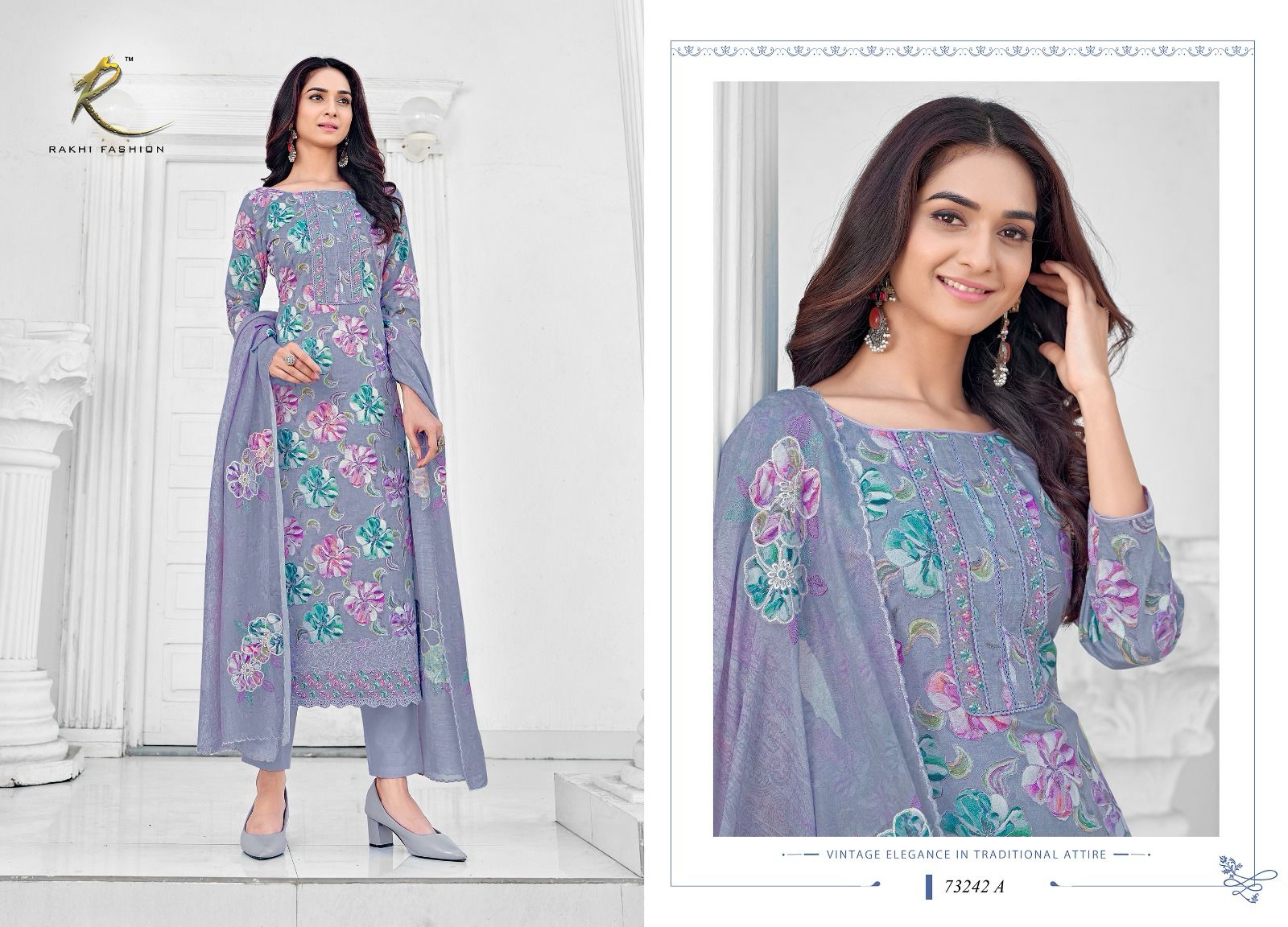 Phenava Lawns Rakhi Fashion Cotton Plazzo Style Suits Manufacturer India