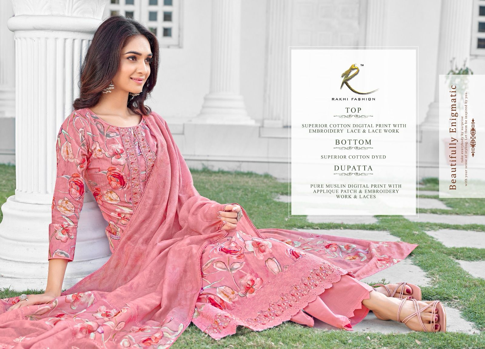Phenava Lawns Rakhi Fashion Cotton Plazzo Style Suits Manufacturer India