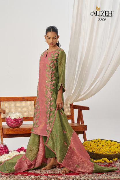 Phool Alizeh Crush Readymade Pant Style Suits Exporter India