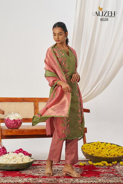 Phool Alizeh Crush Readymade Pant Style Suits Exporter India