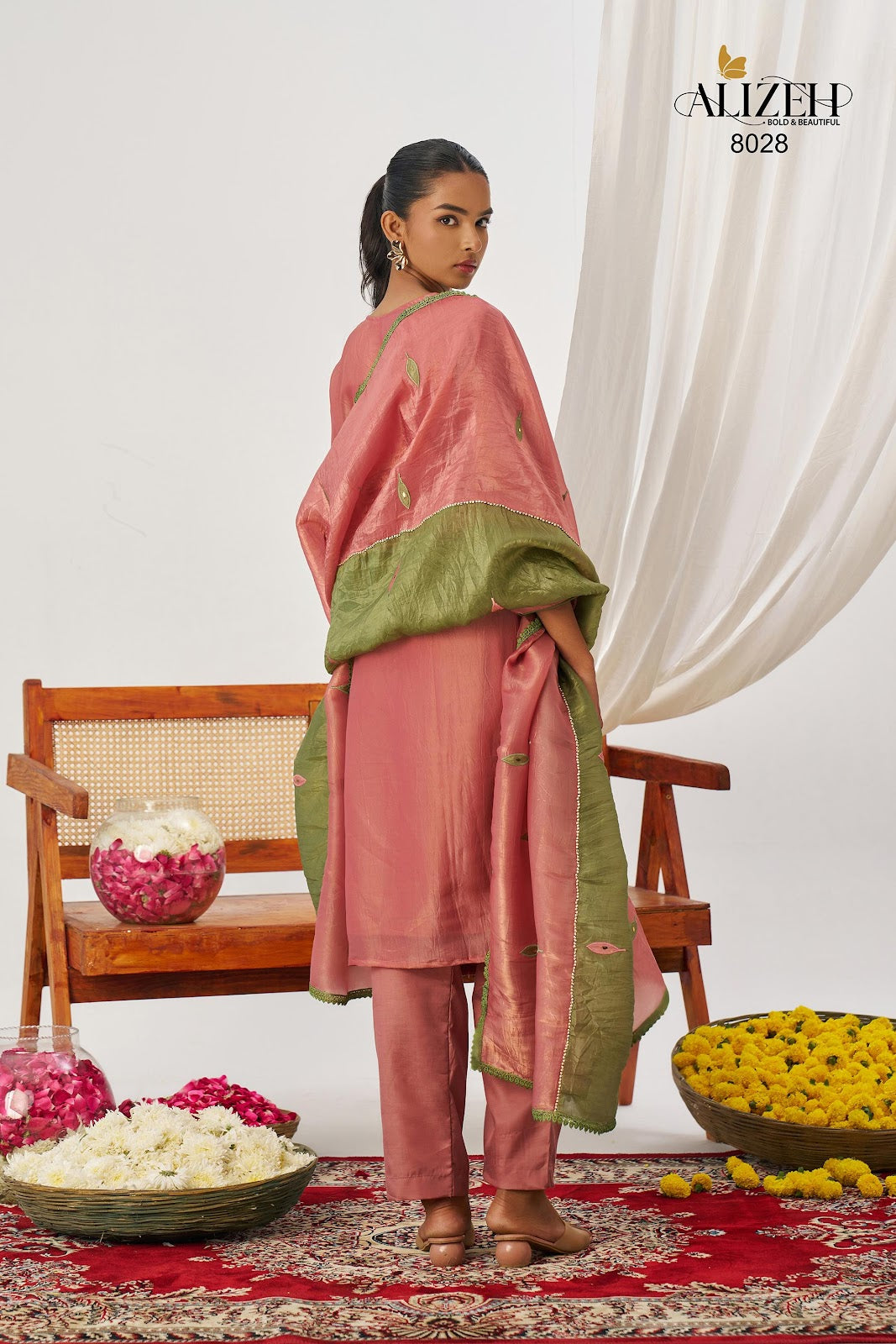 Phool Alizeh Crush Readymade Pant Style Suits Exporter India