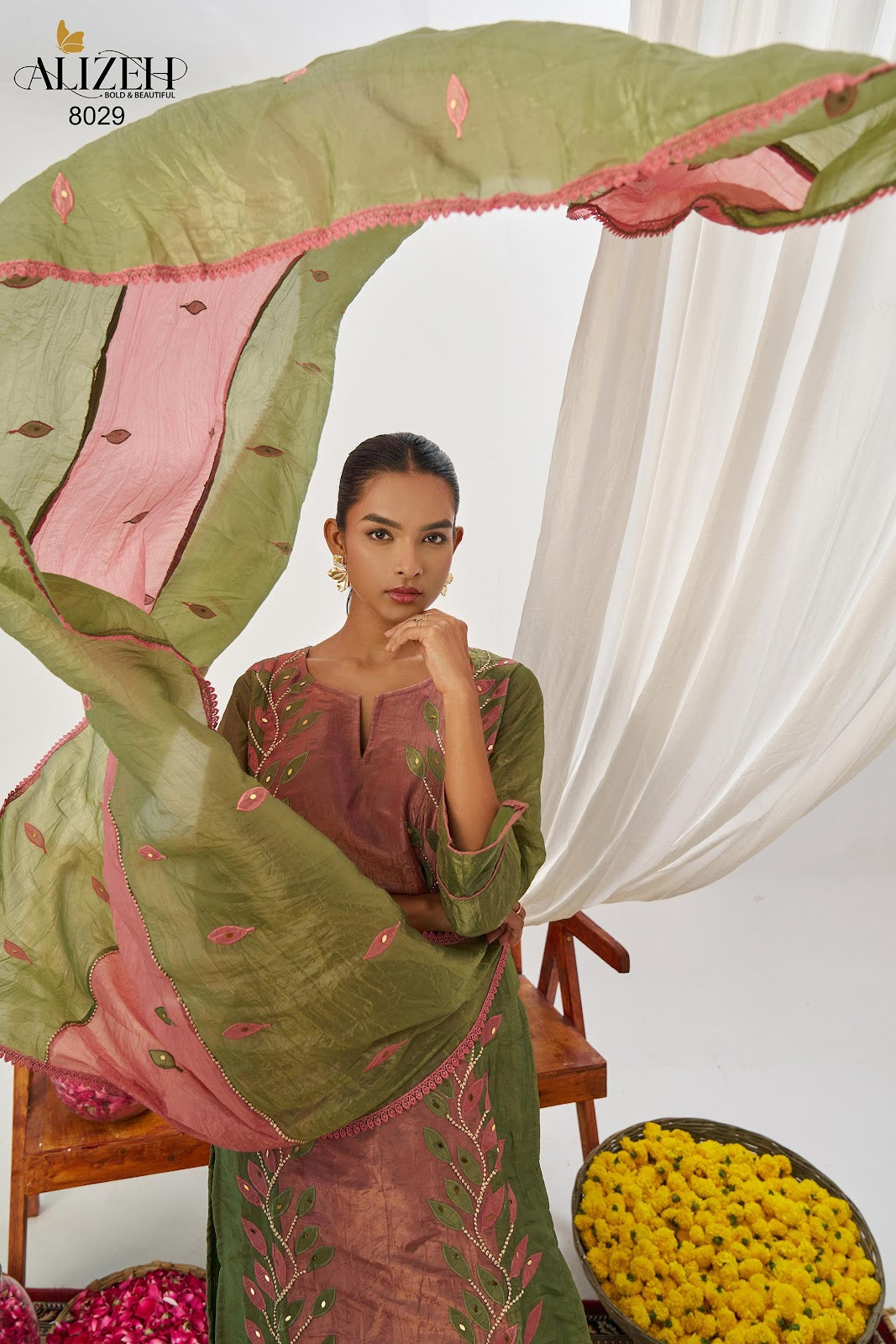 Phool Alizeh Crush Readymade Pant Style Suits Exporter India