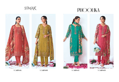 Phoolika Simar Viscose Muslin Pant Style Suits Supplier India