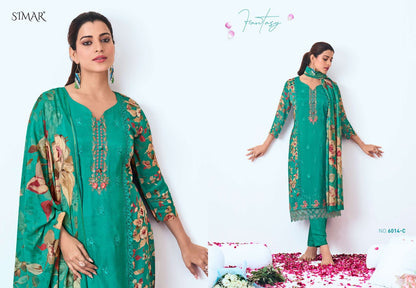 Phoolika Simar Viscose Muslin Pant Style Suits Supplier India