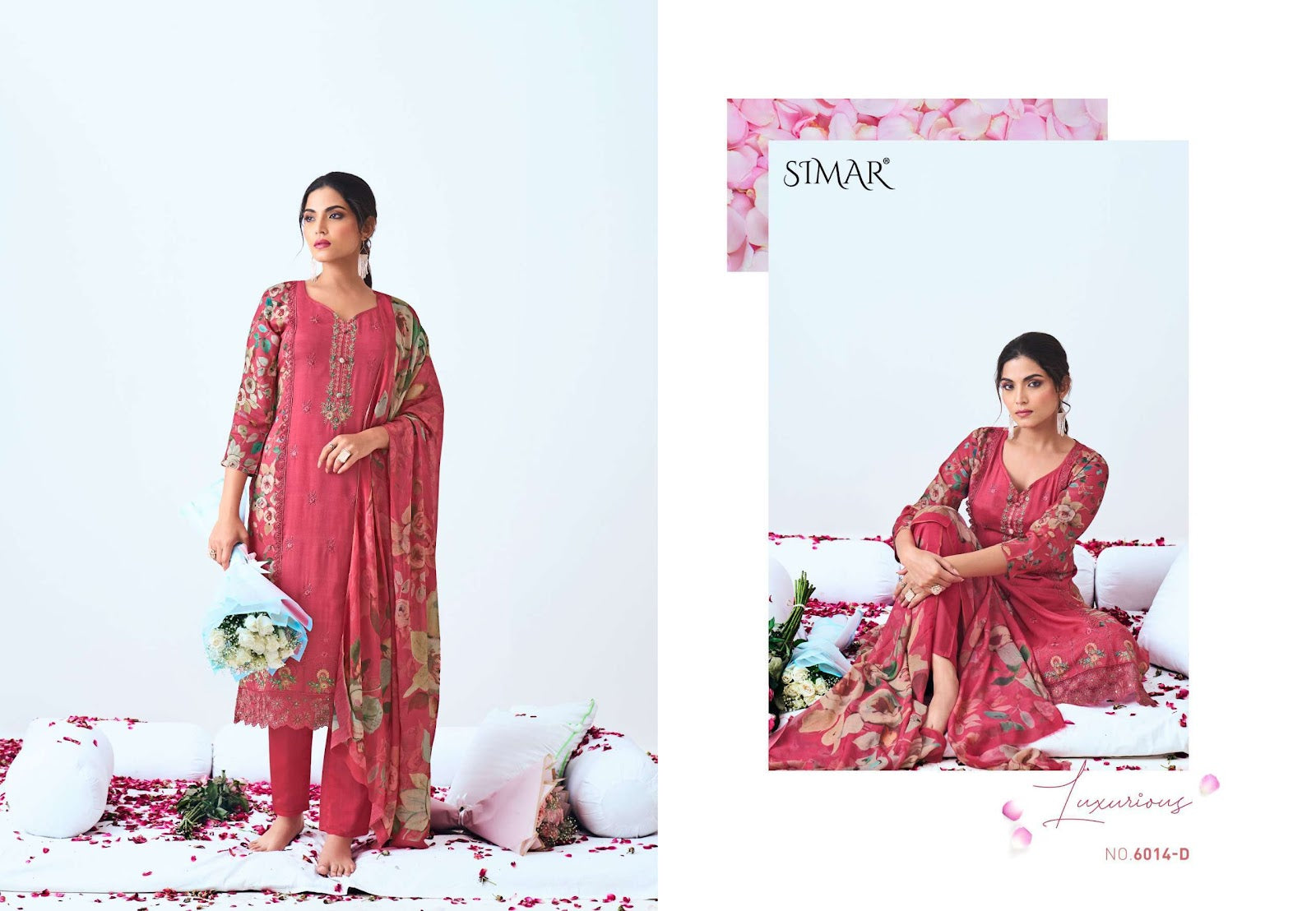 Phoolika Simar Viscose Muslin Pant Style Suits Supplier India