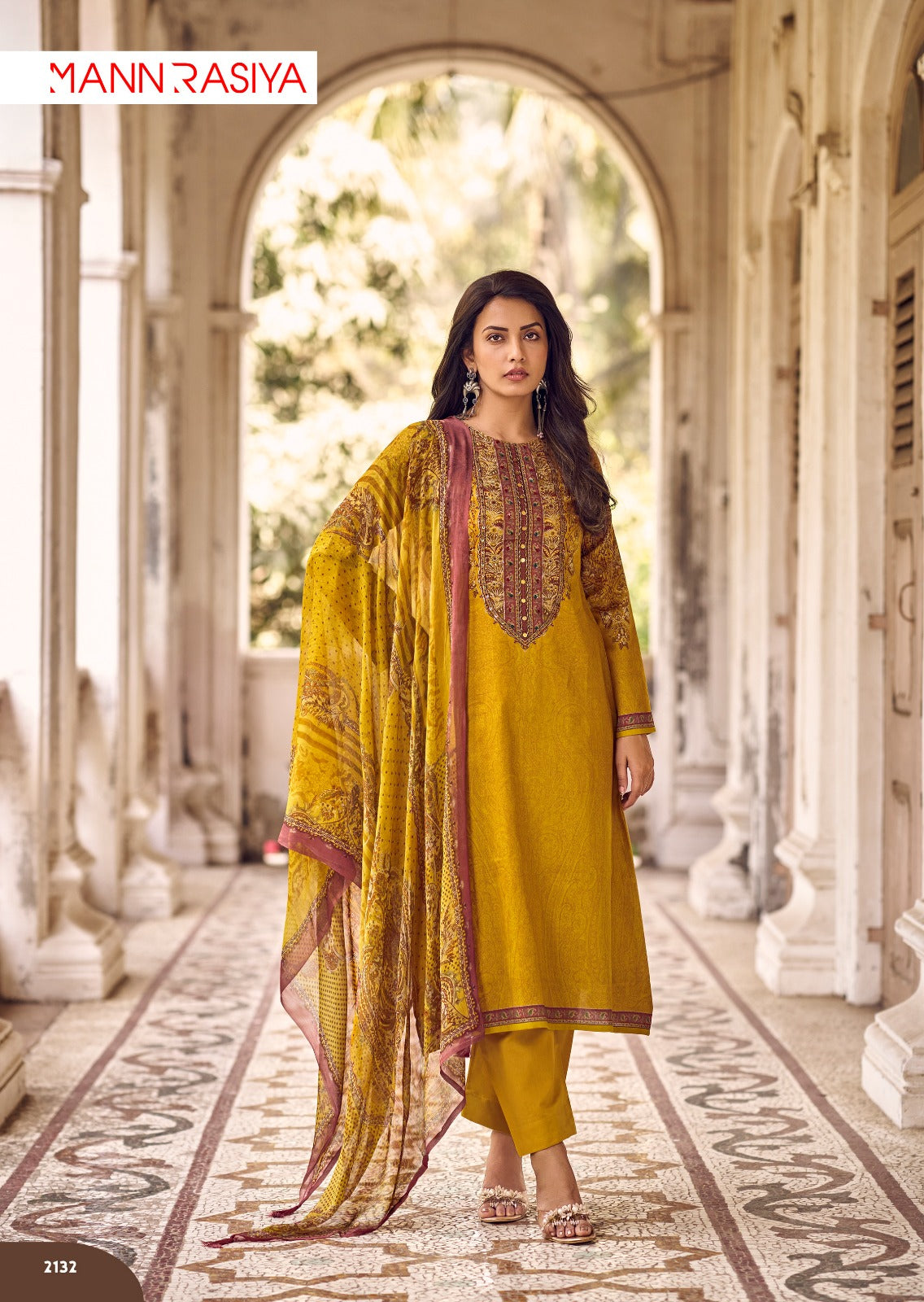 Phulkari Mannrasiya Jam Cotton Pant Style Suits Exporter Ahmedabad