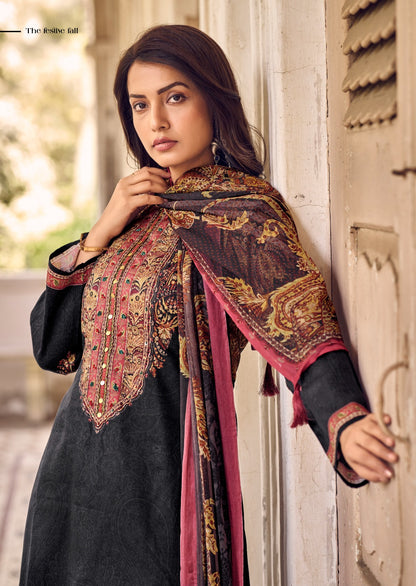 Phulkari Mannrasiya Jam Cotton Pant Style Suits Exporter Ahmedabad