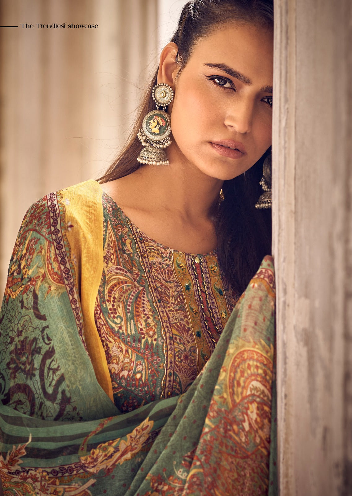 Phulkari Mannrasiya Jam Cotton Pant Style Suits Exporter Ahmedabad