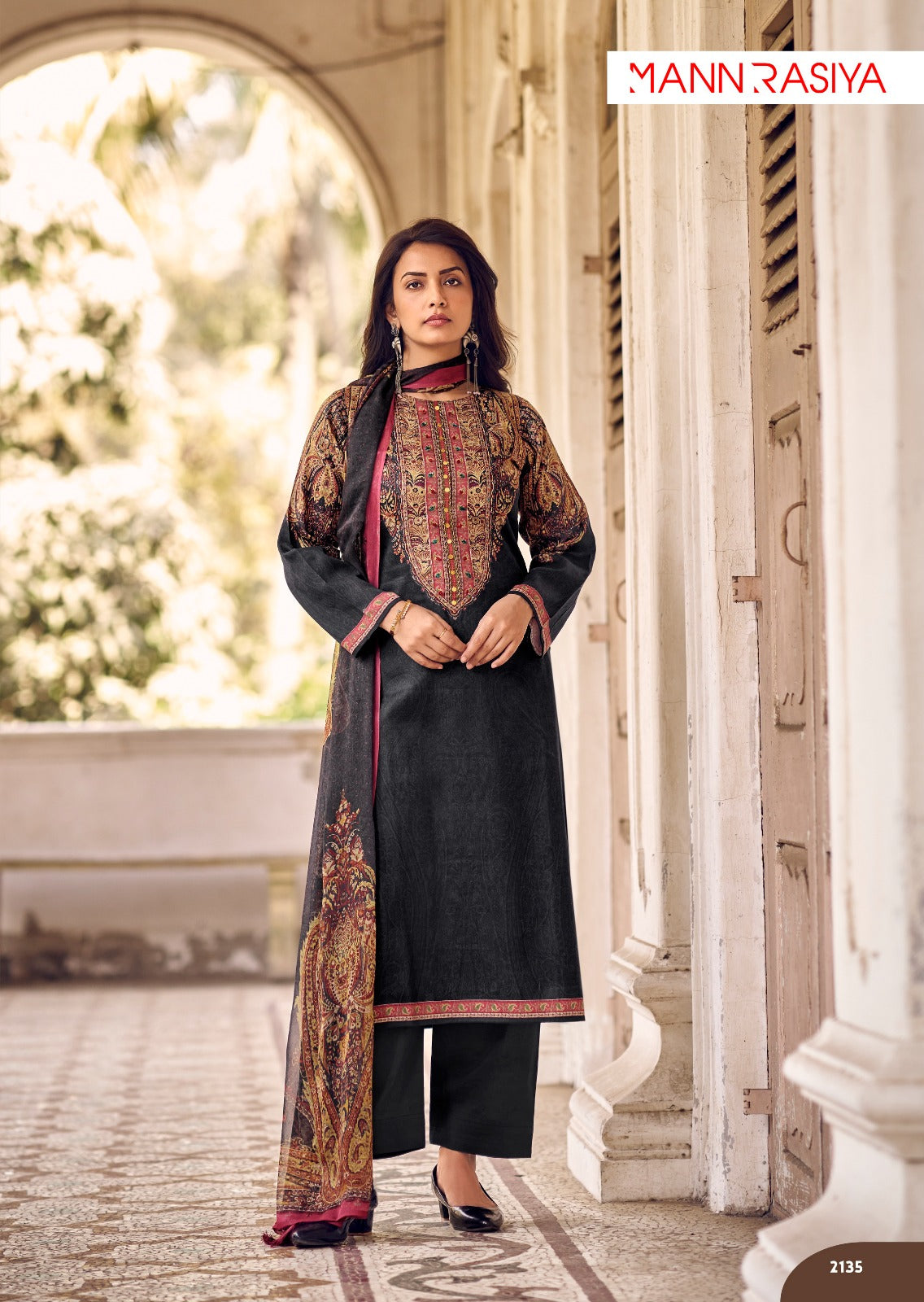 Phulkari Mannrasiya Jam Cotton Pant Style Suits Exporter Ahmedabad