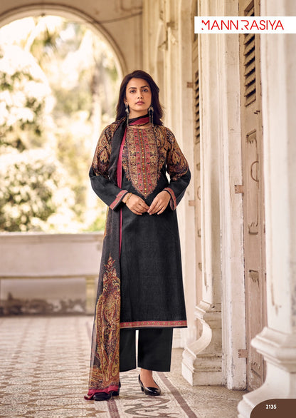 Phulkari Mannrasiya Jam Cotton Pant Style Suits Exporter Ahmedabad