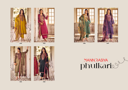 Phulkari Mannrasiya Jam Cotton Pant Style Suits Exporter Ahmedabad