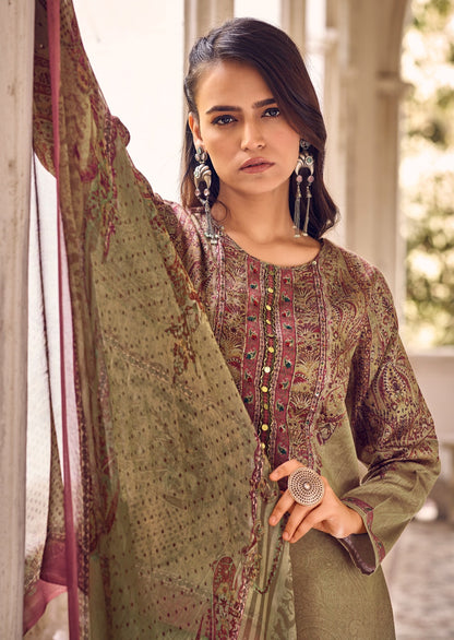 Phulkari Mannrasiya Jam Cotton Pant Style Suits Exporter Ahmedabad