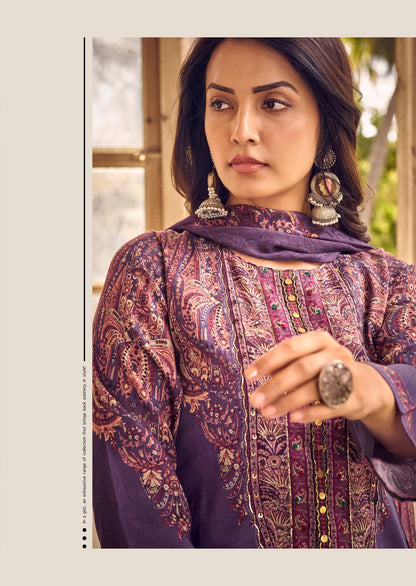 Phulkari Mannrasiya Jam Cotton Pant Style Suits Exporter Ahmedabad