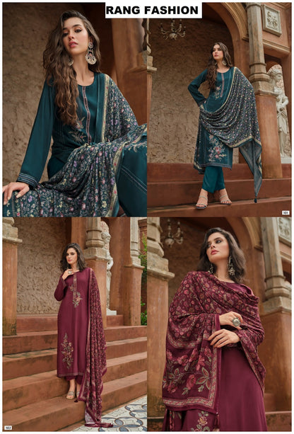 Phulkari Rang Fashion Pashmina Suits Supplier Gujarat