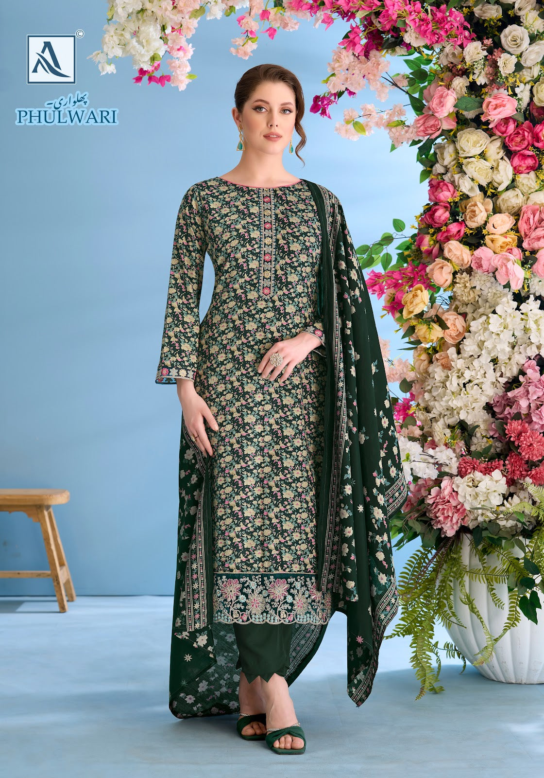Phulwari Alok Zam Karachi Salwar Suits Manufacturer India