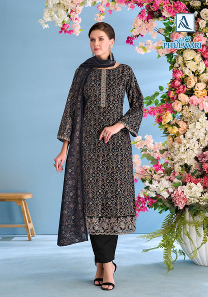 Phulwari Alok Zam Karachi Salwar Suits Manufacturer India