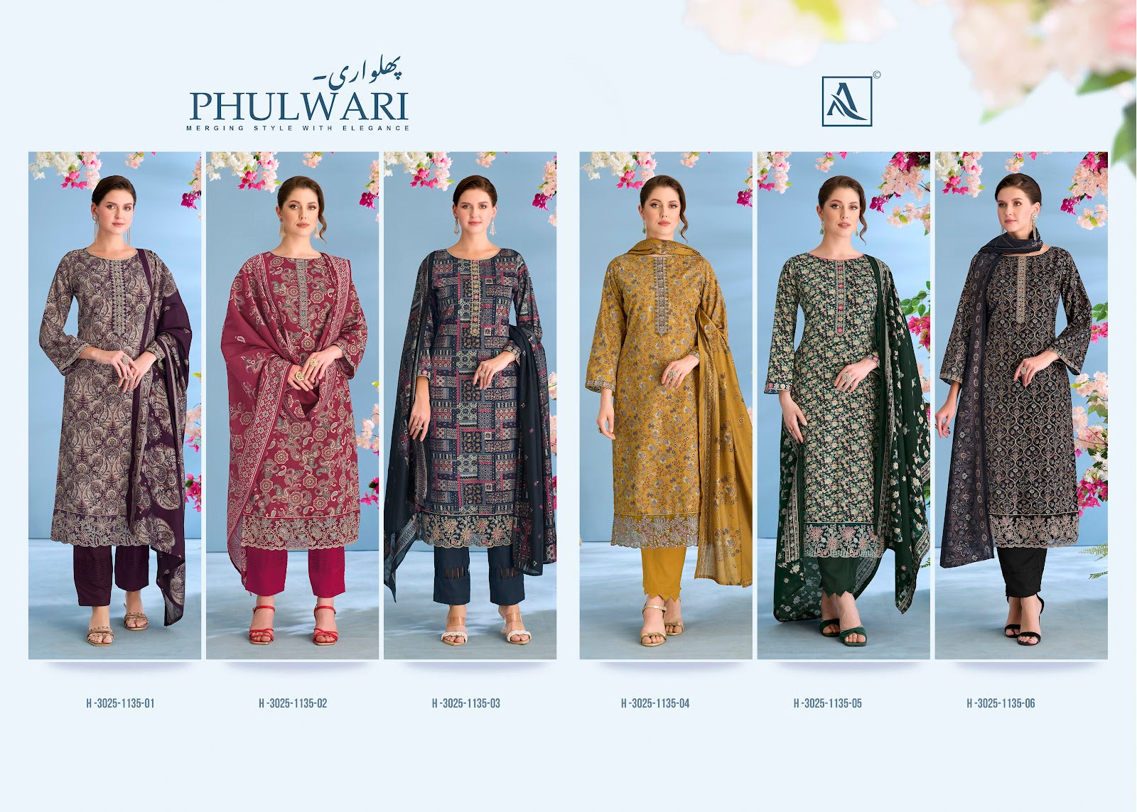 Phulwari Alok Zam Karachi Salwar Suits Manufacturer India