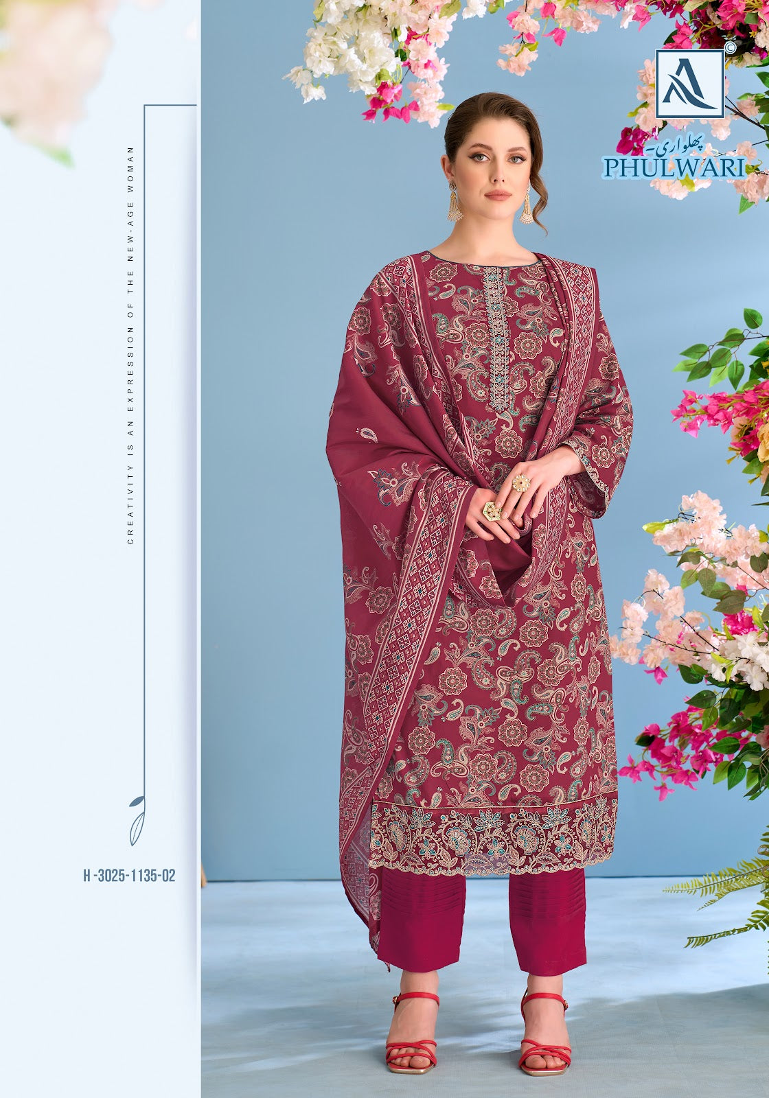Phulwari Alok Zam Karachi Salwar Suits Manufacturer India