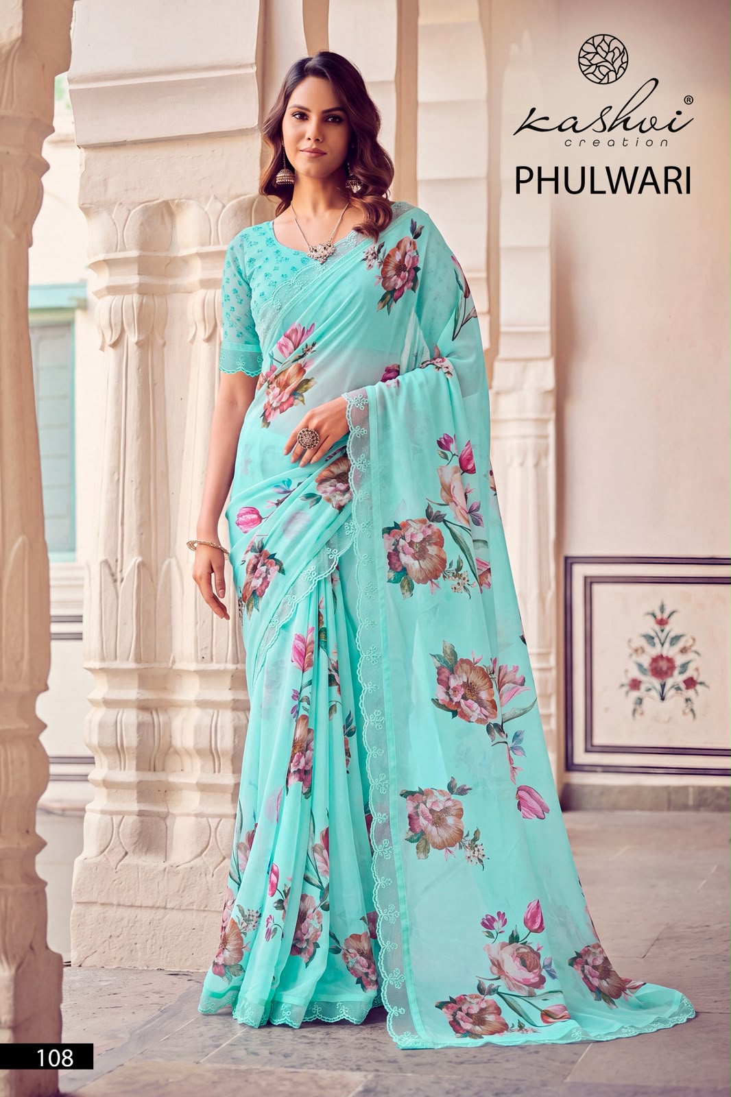 Phulwari Vol 1 Kashvi Creation Weightless Sarees Wholesaler Gujarat