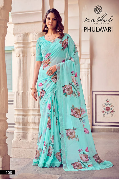 Phulwari Vol 1 Kashvi Creation Weightless Sarees Wholesaler Gujarat