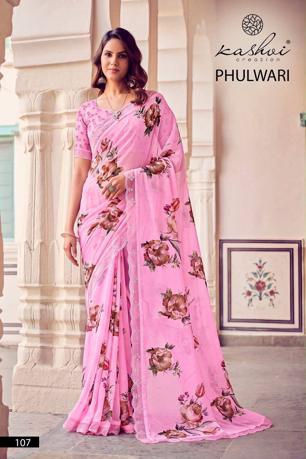 Phulwari Vol 1 Kashvi Creation Weightless Sarees Wholesaler Gujarat