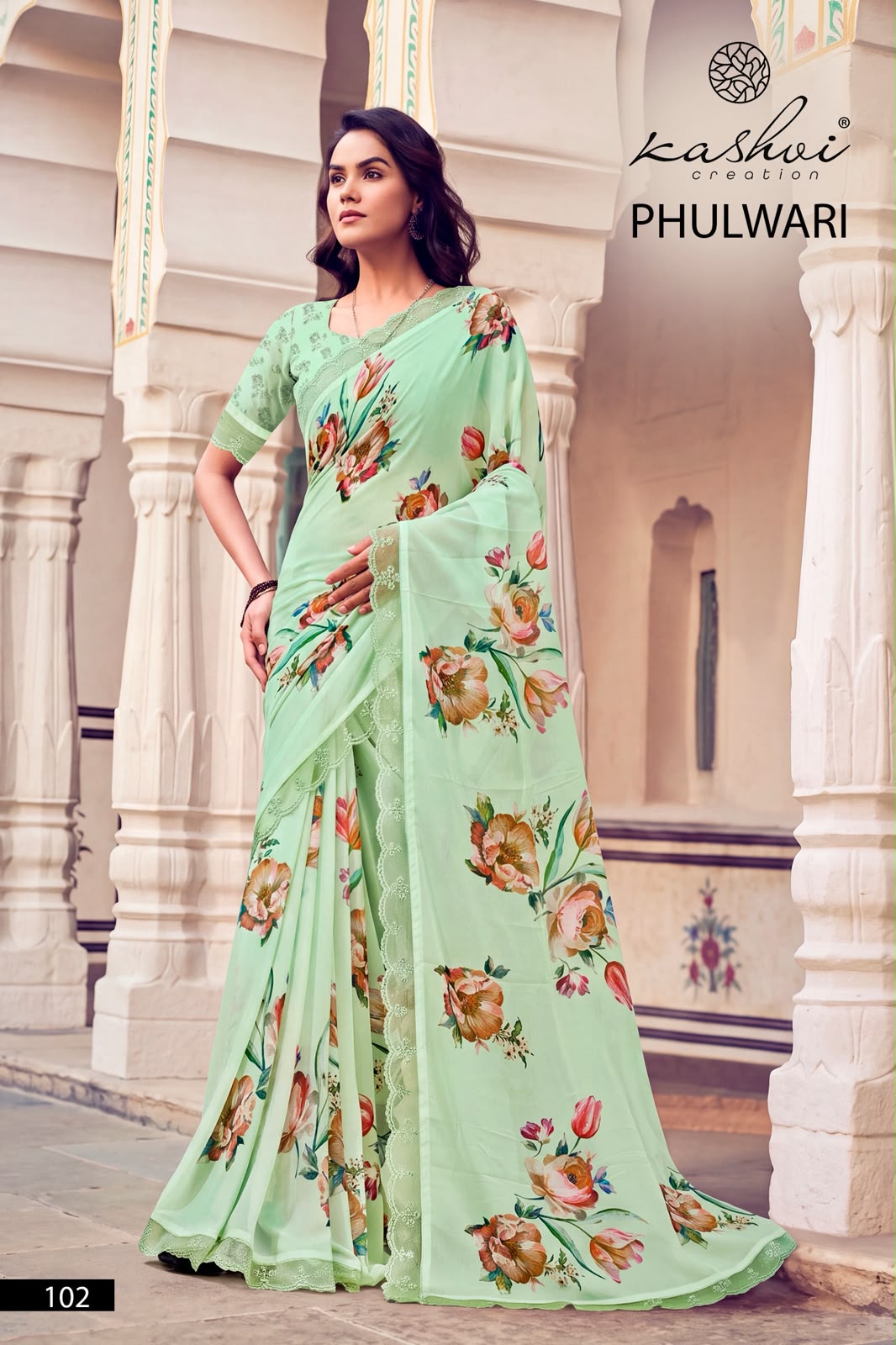 Phulwari Vol 1 Kashvi Creation Weightless Sarees Wholesaler Gujarat