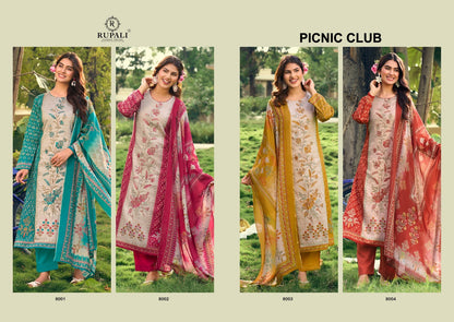Picnic Club Rupali Jam Satin Pant Style Suits Manufacturer Gujarat