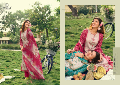 Picnic Club Rupali Jam Satin Pant Style Suits Manufacturer Gujarat