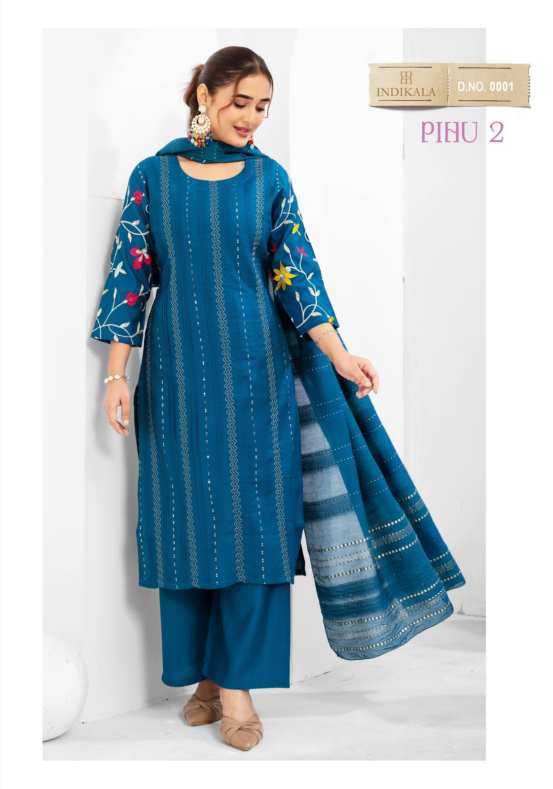 Pihu 2 Indikala Kushal Vetican Readymade Pant Style Suits Wholesale Rate