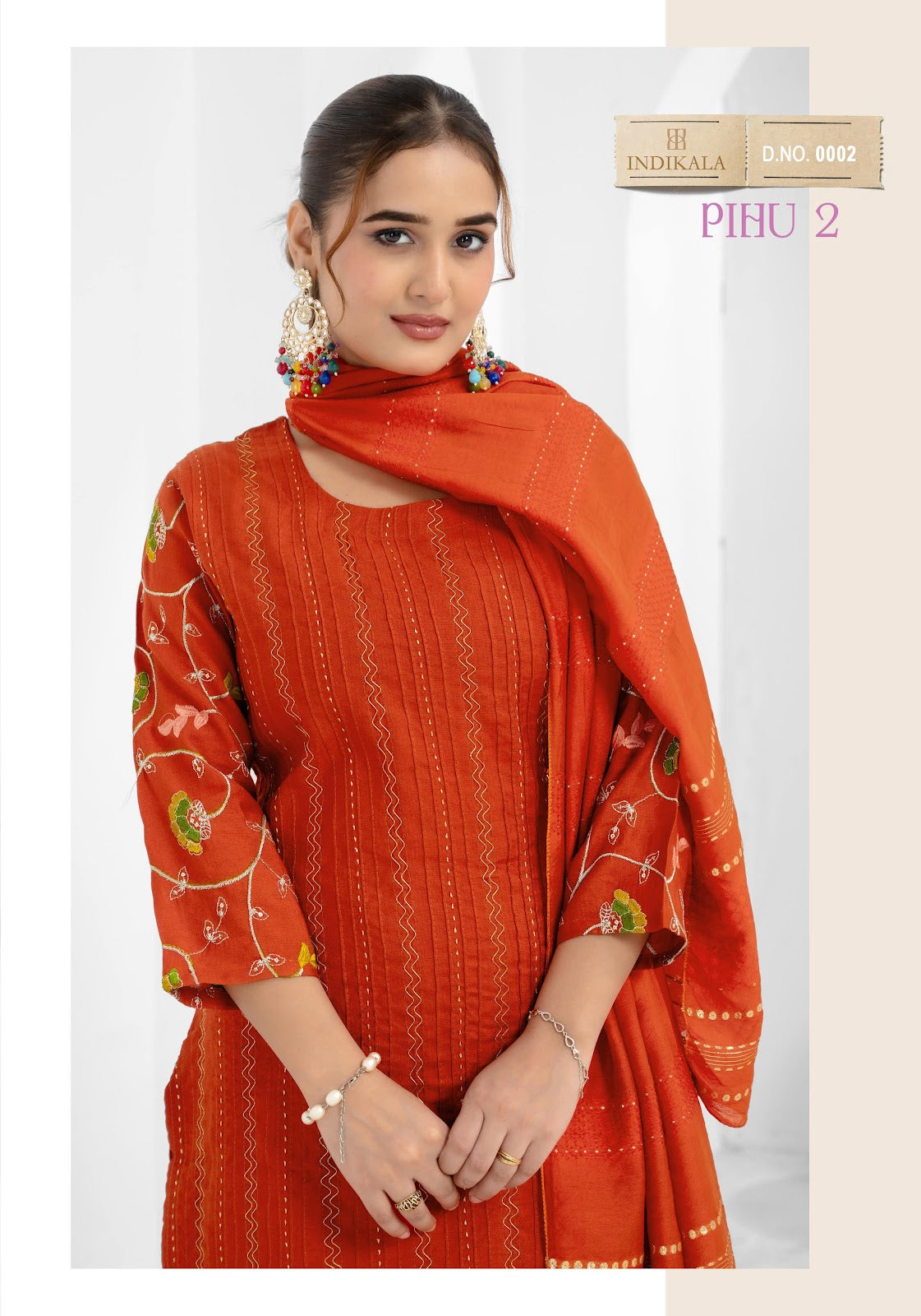 Pihu 2 Indikala Kushal Vetican Readymade Pant Style Suits Wholesale Rate