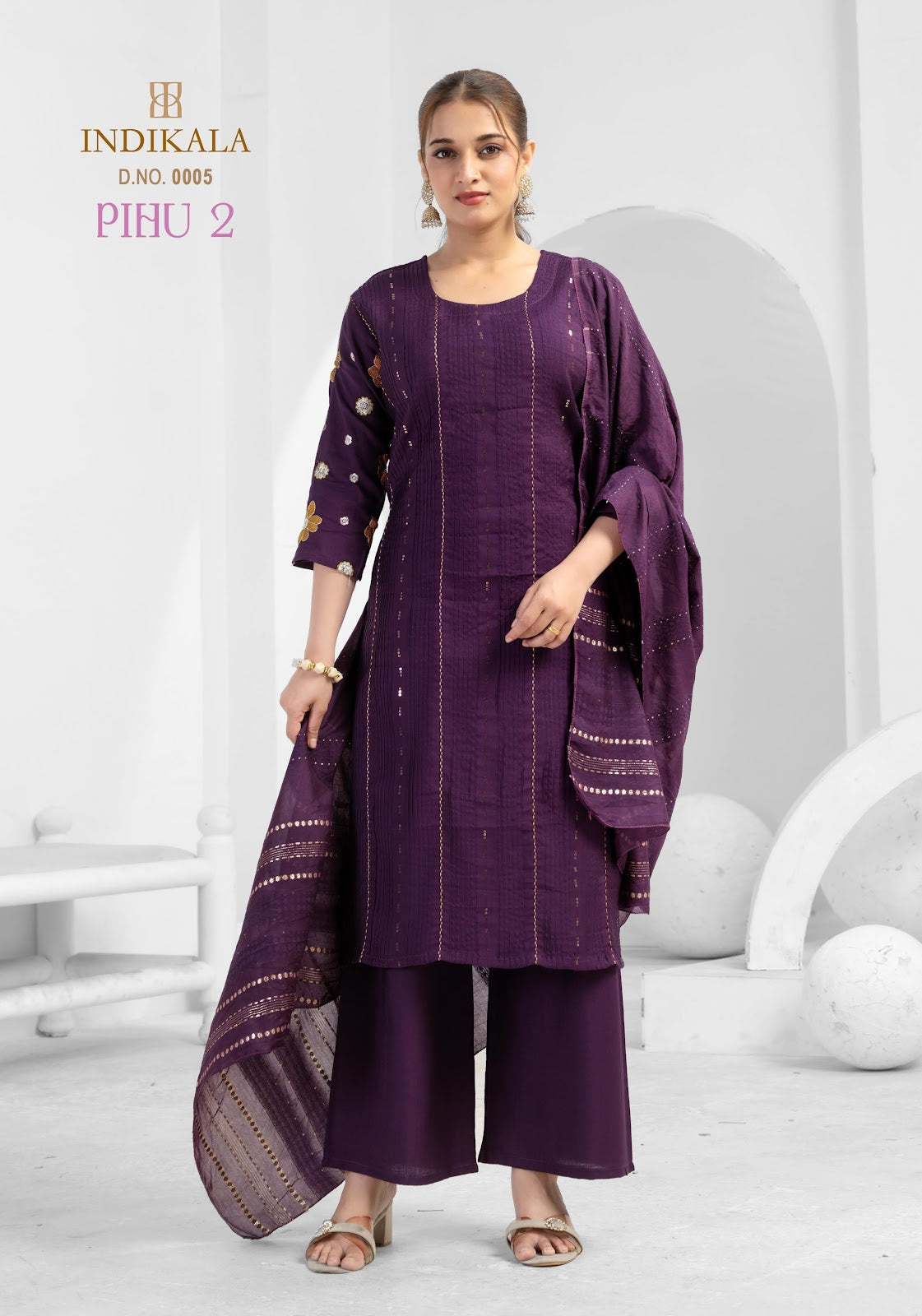 Pihu 2 Indikala Kushal Vetican Readymade Pant Style Suits Wholesale Rate