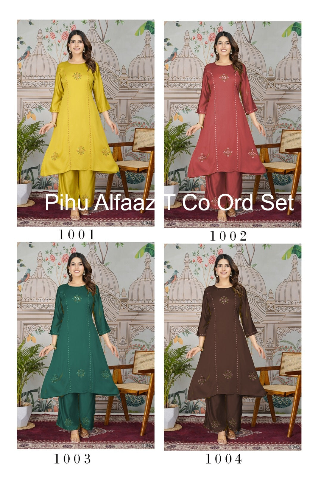 Pihu Alfaaz T Gaji Silk Co Ord Set Wholesaler