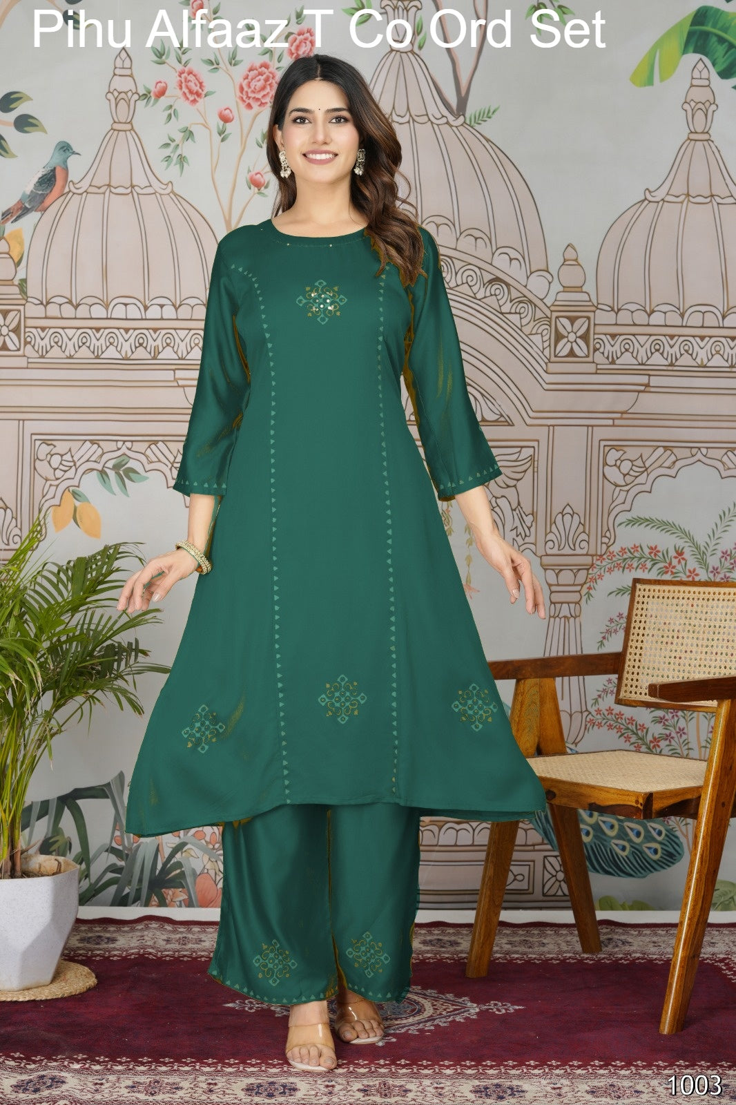 Pihu Alfaaz T Gaji Silk Co Ord Set Wholesaler