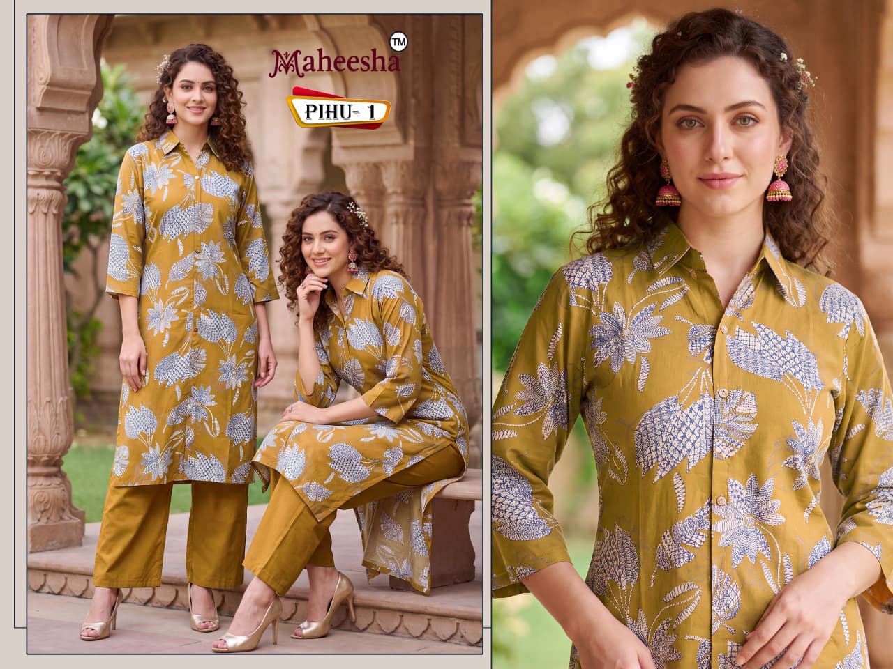 Pihu Maheesha Rayon 22Kg Co Ord Set Exporter
