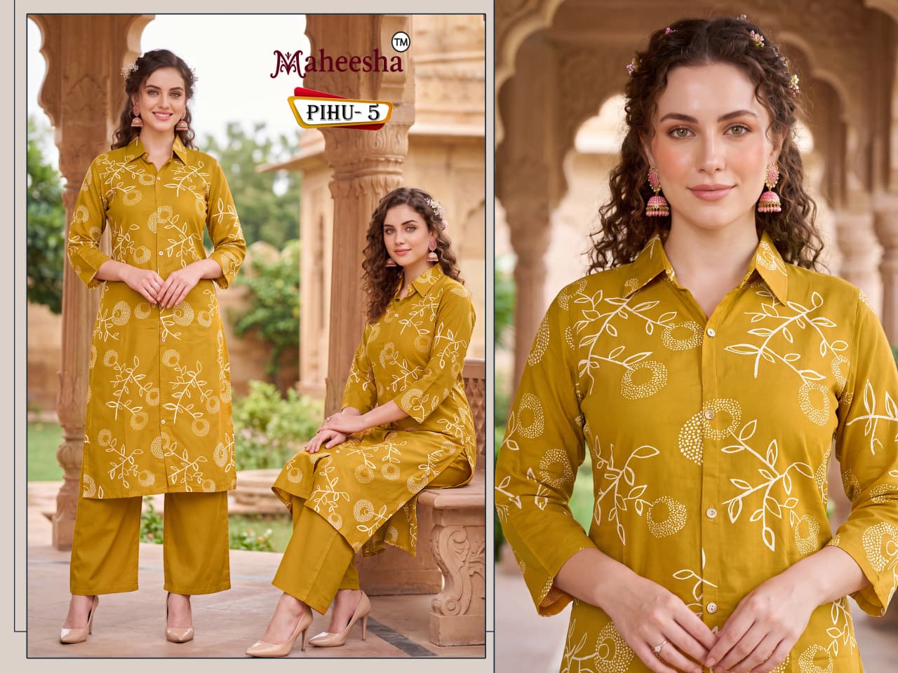 Pihu Maheesha Rayon 22Kg Co Ord Set Exporter