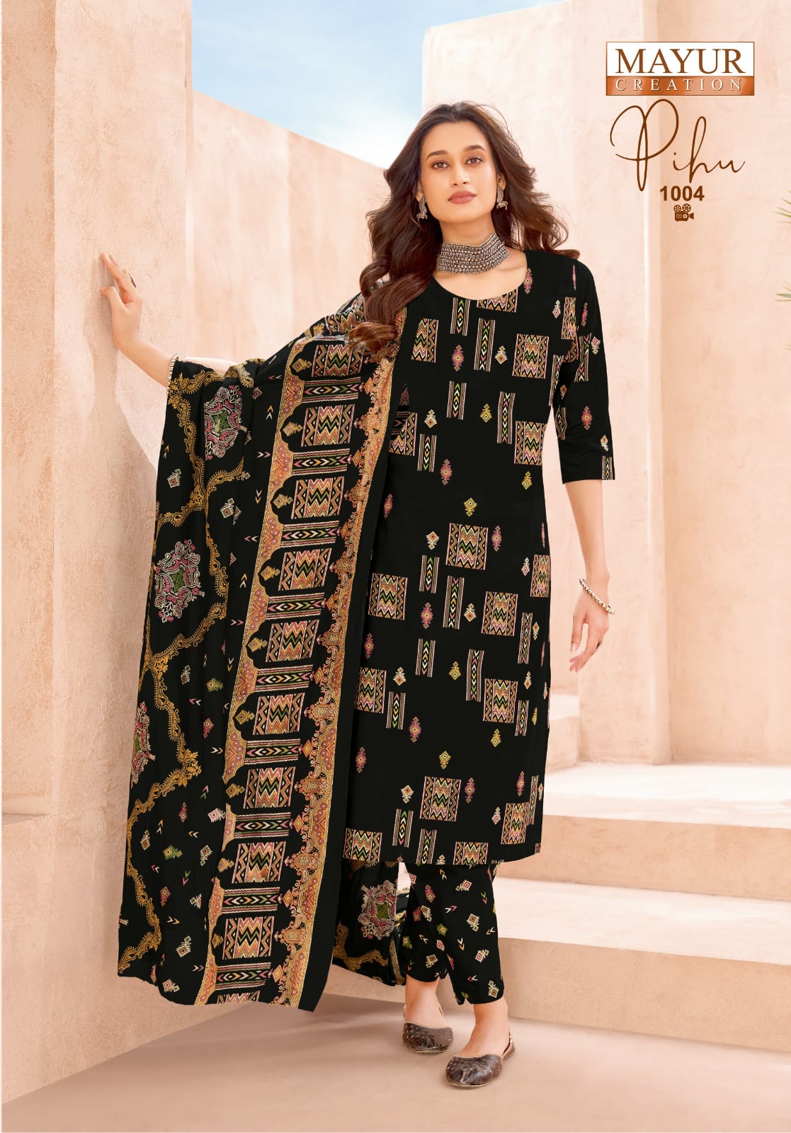 Pihu Vol 1 Mayur Creation Cotton Dress Material Exporter Gujarat