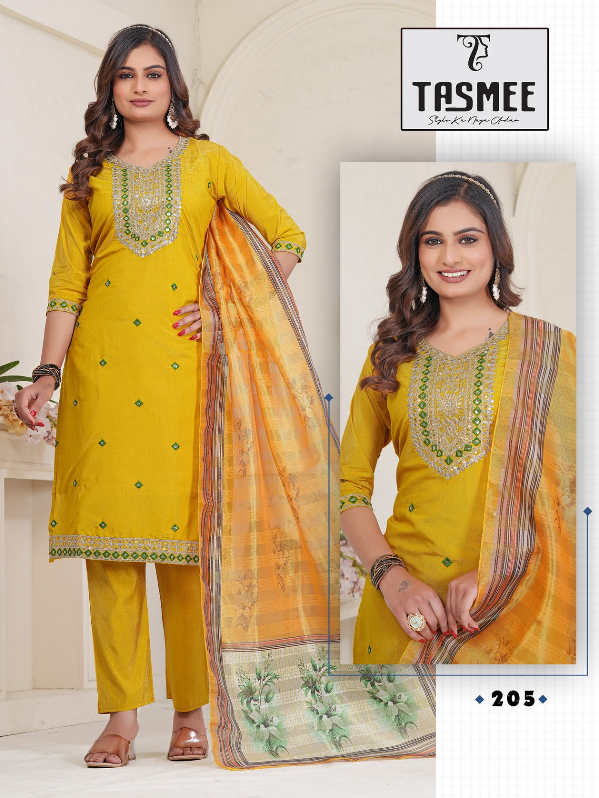 Pihu Vol 2 Tasmee Roman Readymade Pant Style Suits Supplier Ahmedabad