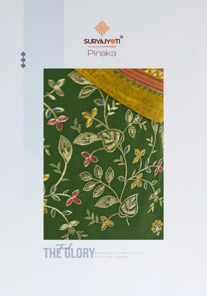Pinaka Vol 1 Suryajyoti Jam Satin Pant Style Suits Wholesaler