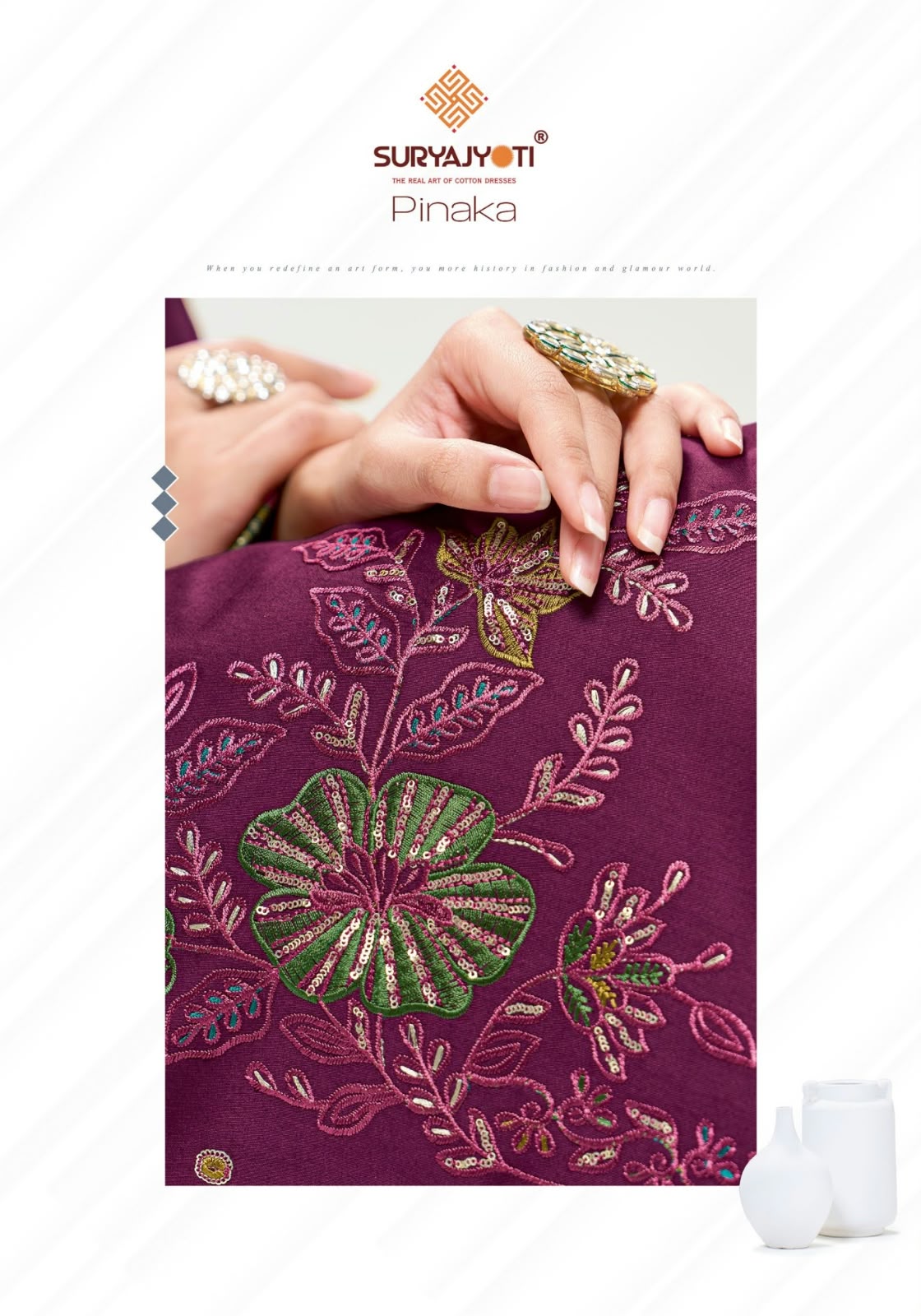 Pinaka Vol 1 Suryajyoti Jam Satin Pant Style Suits Wholesaler