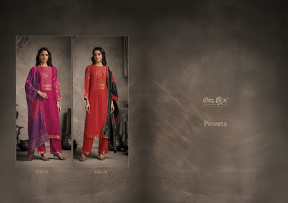Pineeta Omtex Silk Pant Style Suits Wholesale Rate