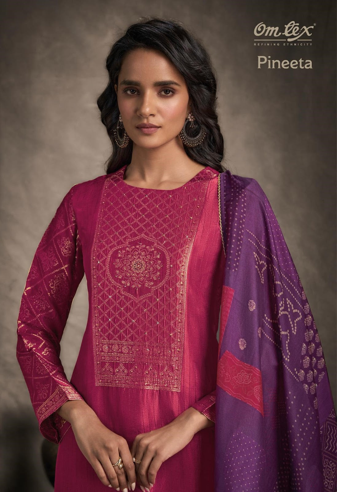 Pineeta Omtex Silk Pant Style Suits Wholesale Rate