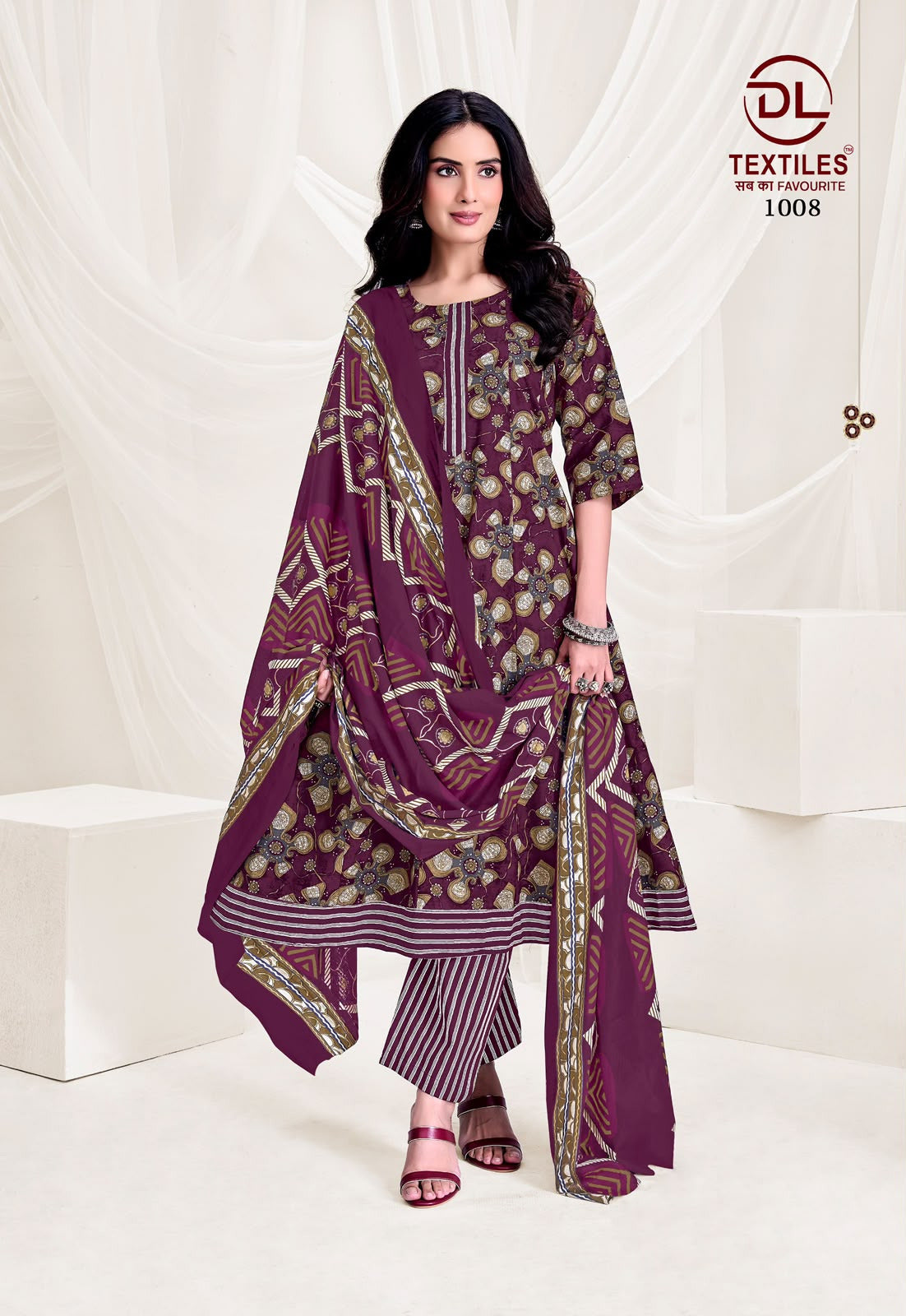 Pink City Vol 1 Dl Cotton Readymade Anarkali Suits Wholesaler Gujarat