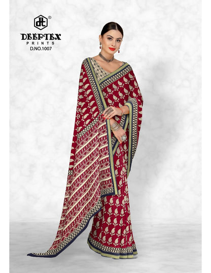 Pink City Vol 1 Point 8 Deeptex Prints Cotton Sarees Manufacturer India